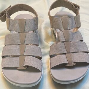 Cloudsteppers by Clarks beige Sandals